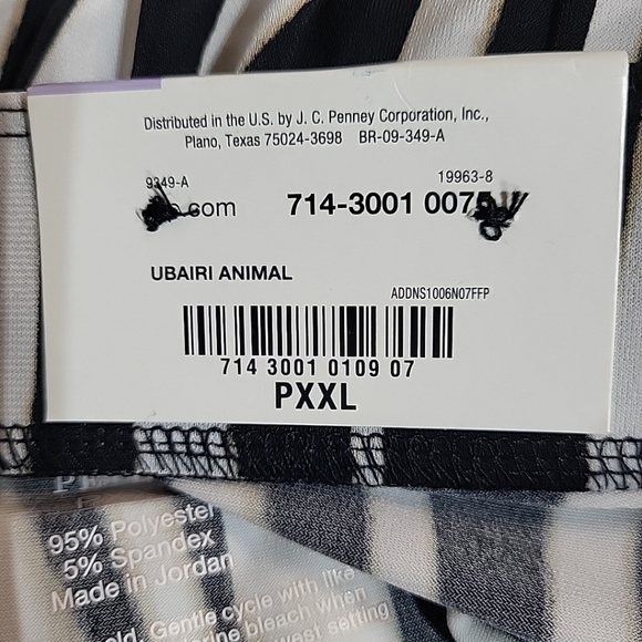 East 5th‎ Skirt PXXL Animal Print Elastic Waist Side Slit Maxi Petite NWT Flowy - Picture 6 of 8